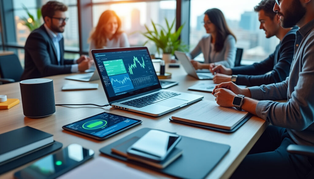 découvrez comment les objets connectés révolutionnent le milieu professionnel en boostant la productivité, facilitant la gestion des tâches et améliorant la collaboration au sein des entreprises.