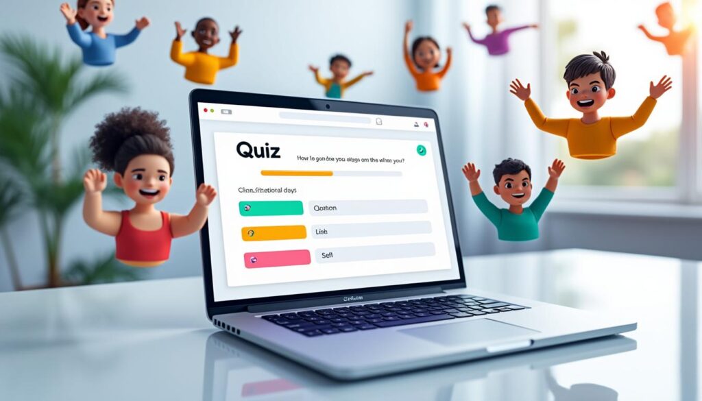 découvrez comment un quiz interactif en ligne peut augmenter l'engagement de vos visiteurs et dynamiser votre site web efficacement.