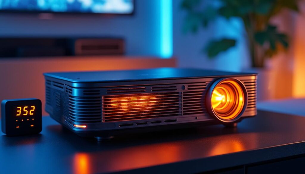 découvrez comment anticiper la consommation électrique de votre vidéoprojecteur en analysant sa puissance, son échauffement et son système de ventilation pour une utilisation optimale et économique.
