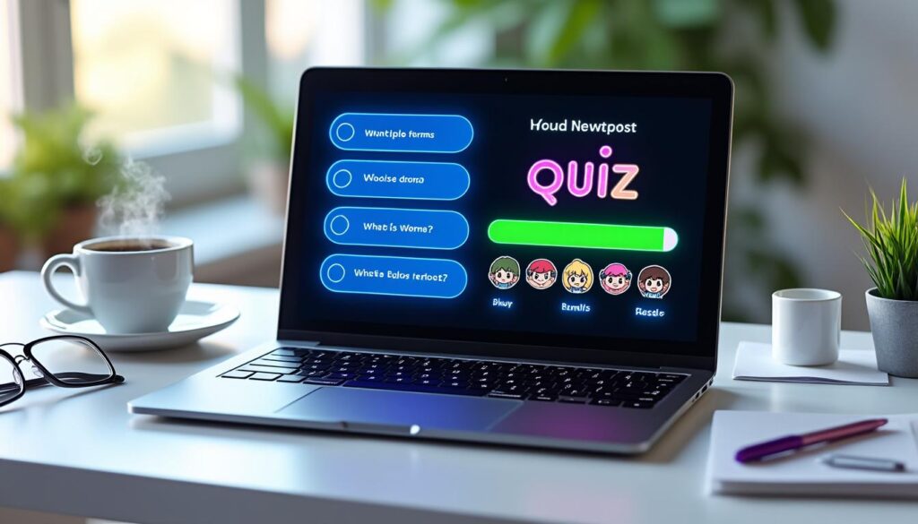 découvrez nos modèles google forms de quizz prêts à l’emploi, conçus pour une expérience ludique et interactive à la manière de kahoot. faciles à utiliser et personnalisables pour tous vos besoins éducatifs ou professionnels.
